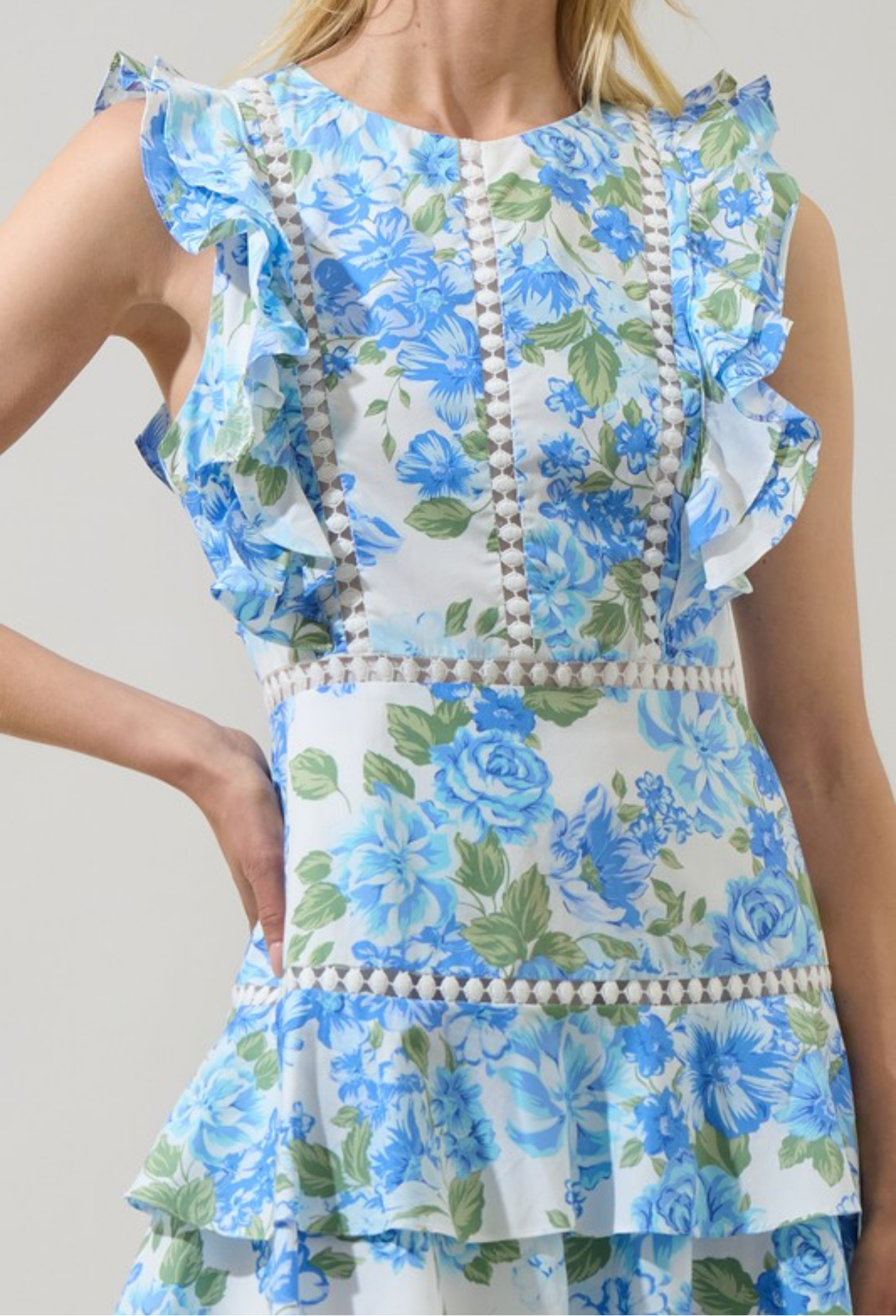 Truth Be Told Rayana Ruffle Dress