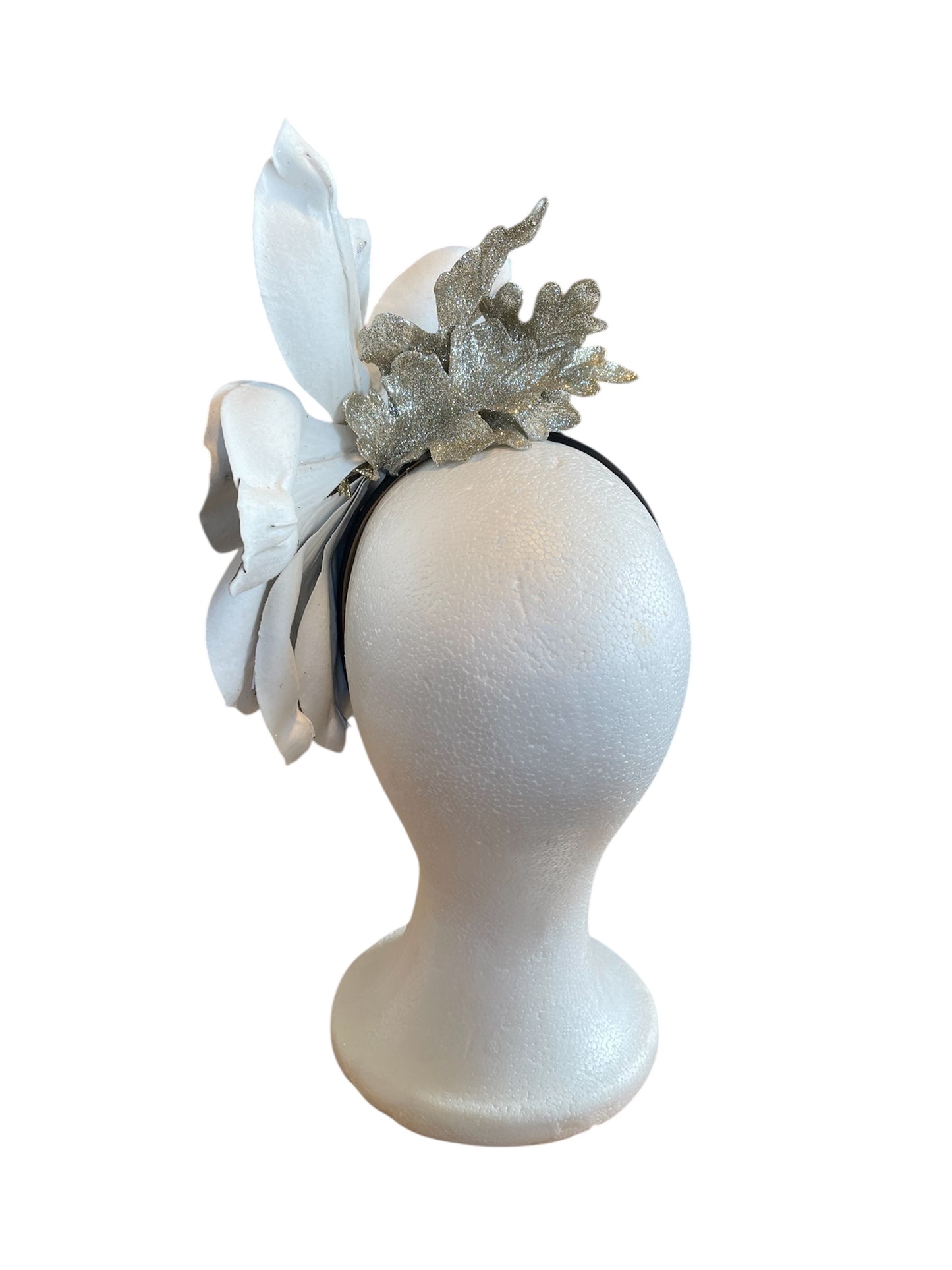 Metallic Silver and Gold Flower