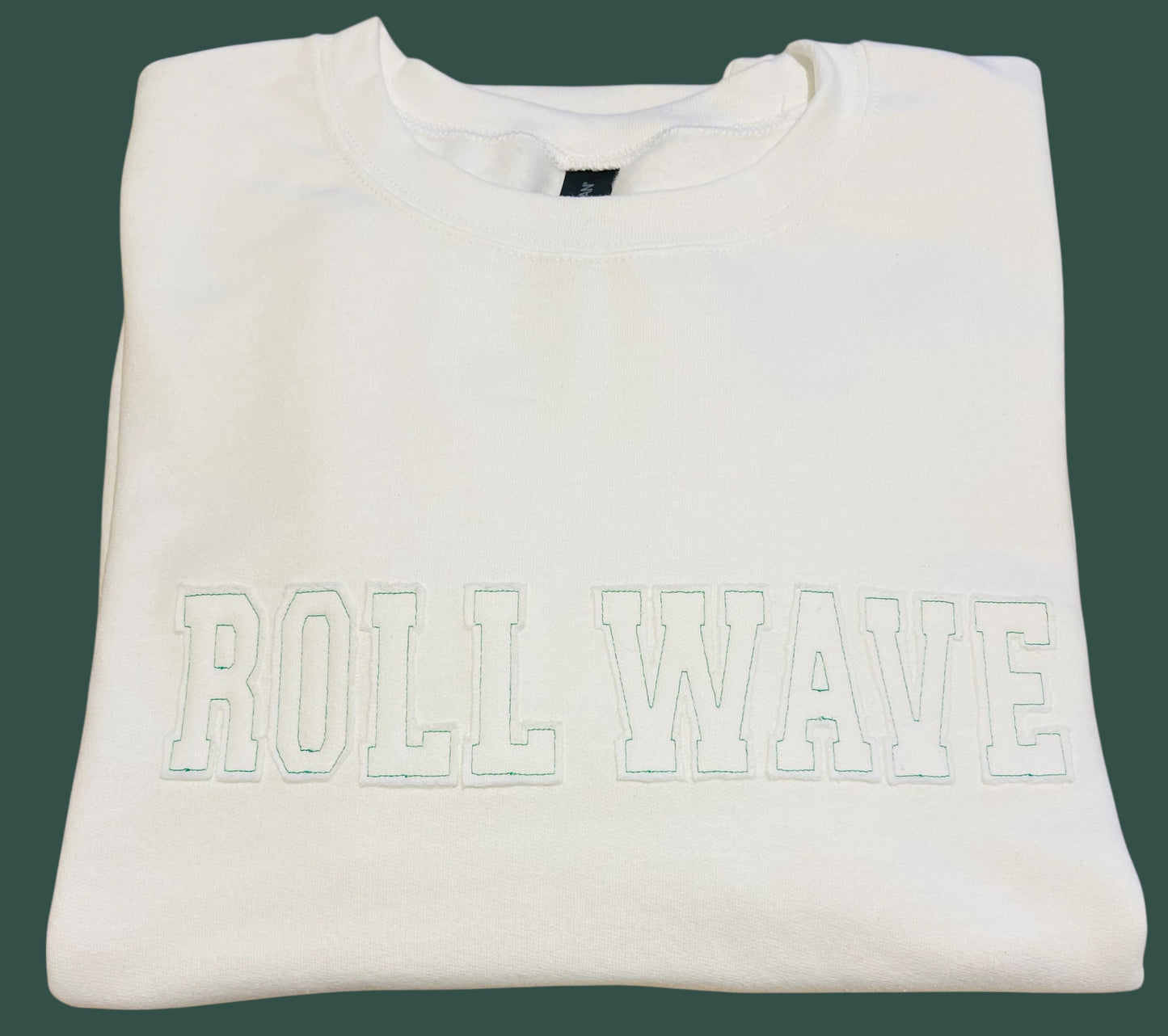 ROLL WAVE Embroidered Sweatshirt