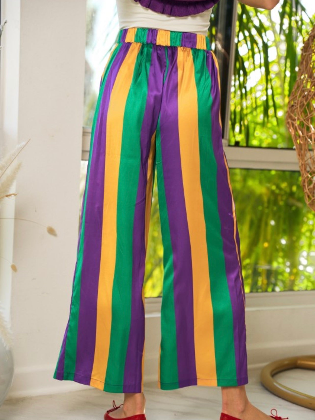 Mardi Gras Stripe Pants