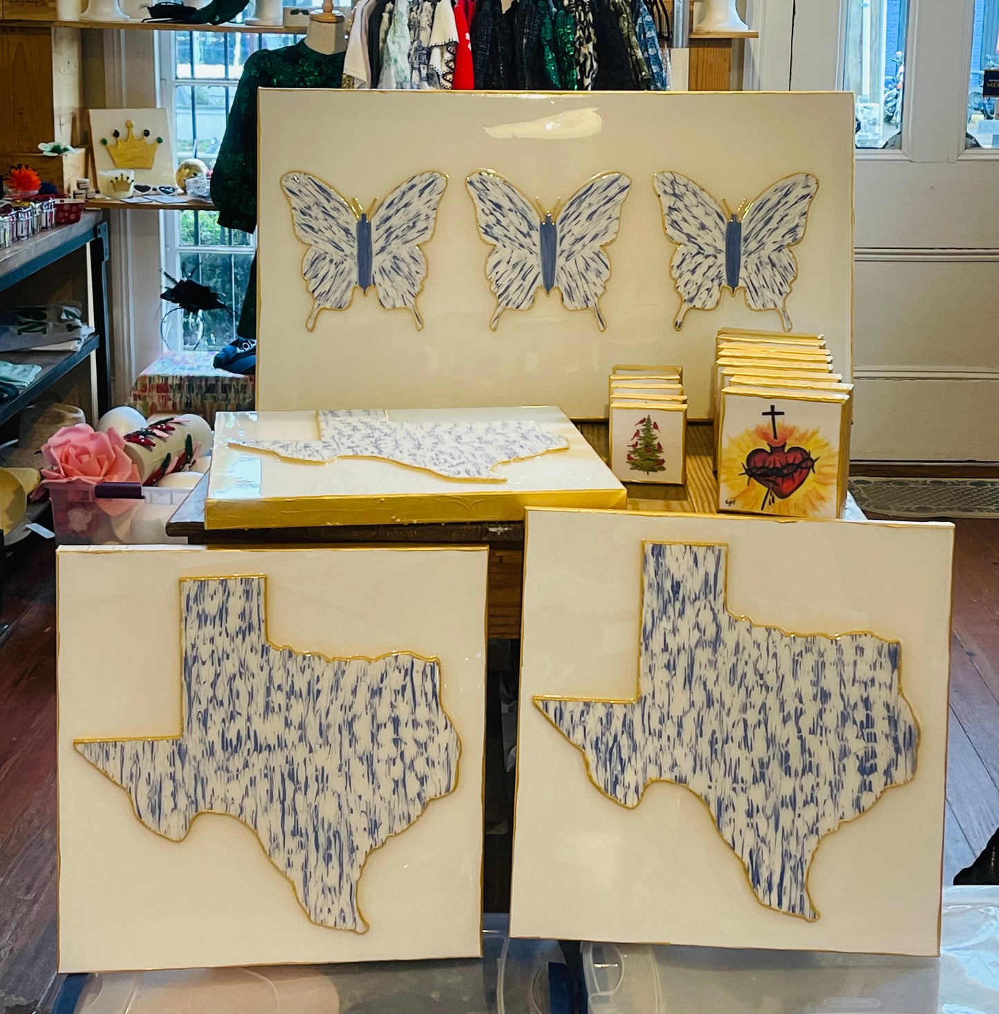 State of Texas Blue/White