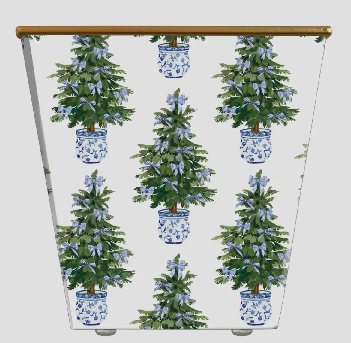 Blue Bow Christmas Trees - Farmhouse Christmas - Bella Luxury Candles