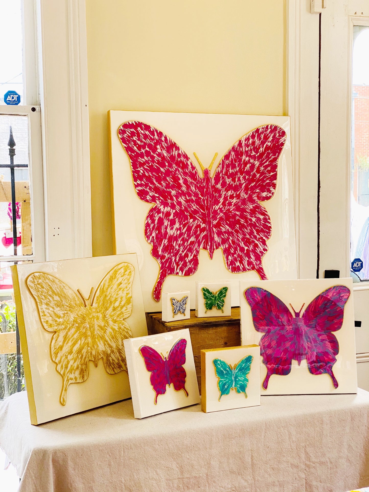 Turquoise & Periwinkle Butterfly