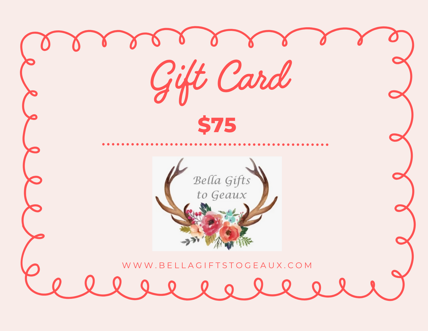 $75 Gift Card