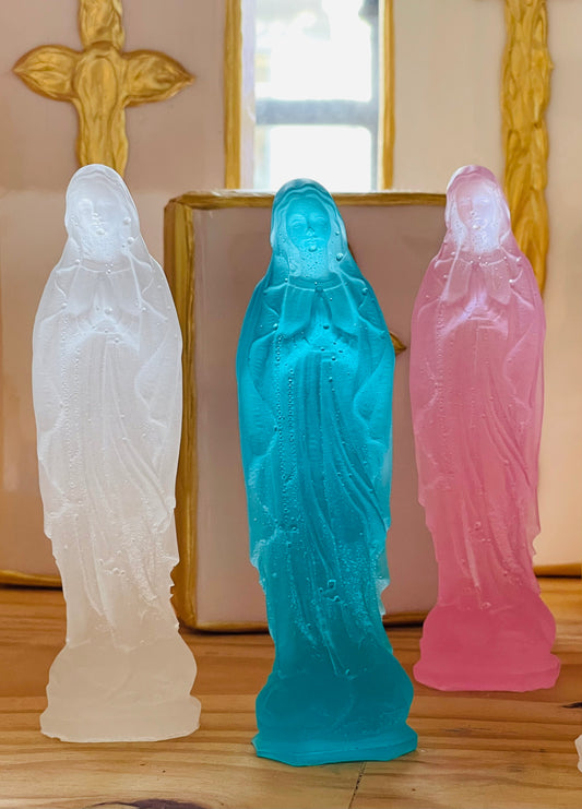 Mother Mary Blue Statue