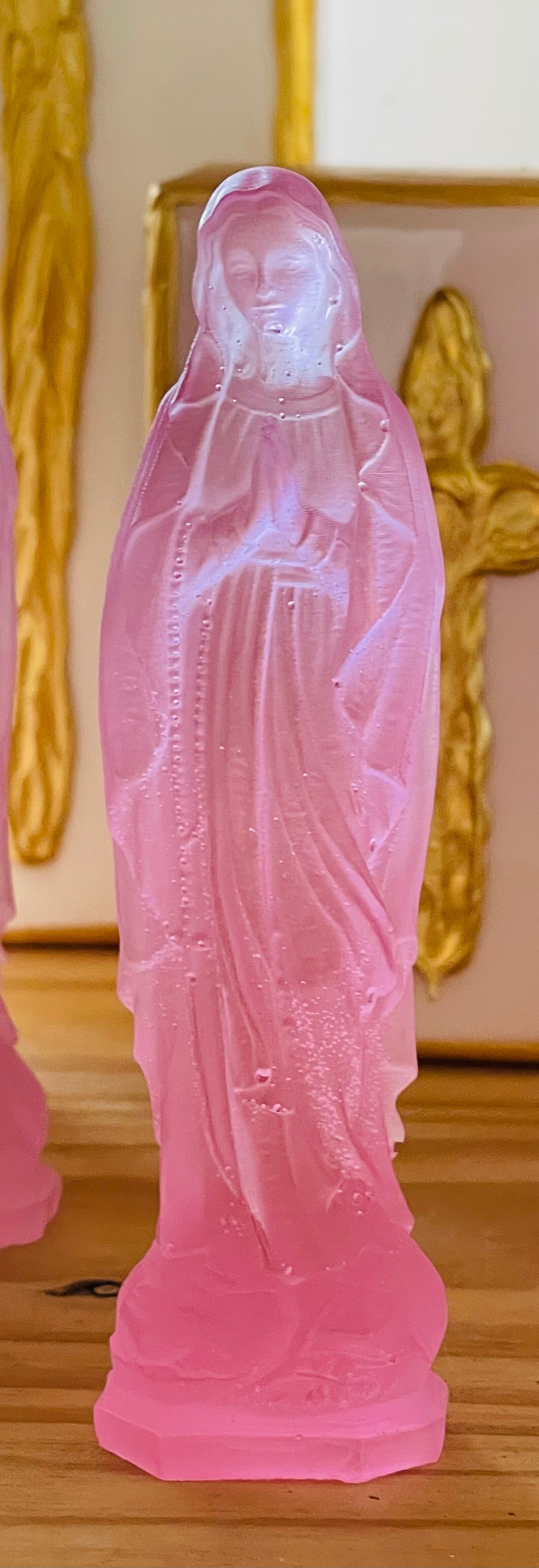 Mother Mary Pink Statue