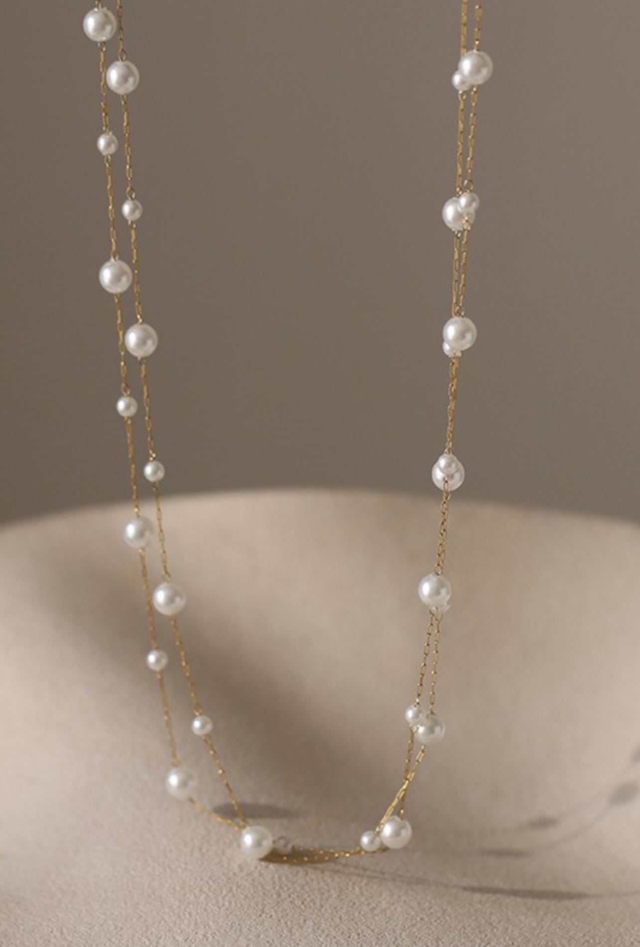 Pearl Droplets Necklace