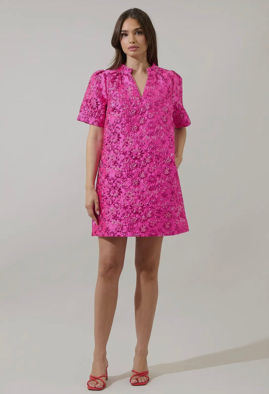 Harrington Jacquard Vicki Shift
Mini Dress