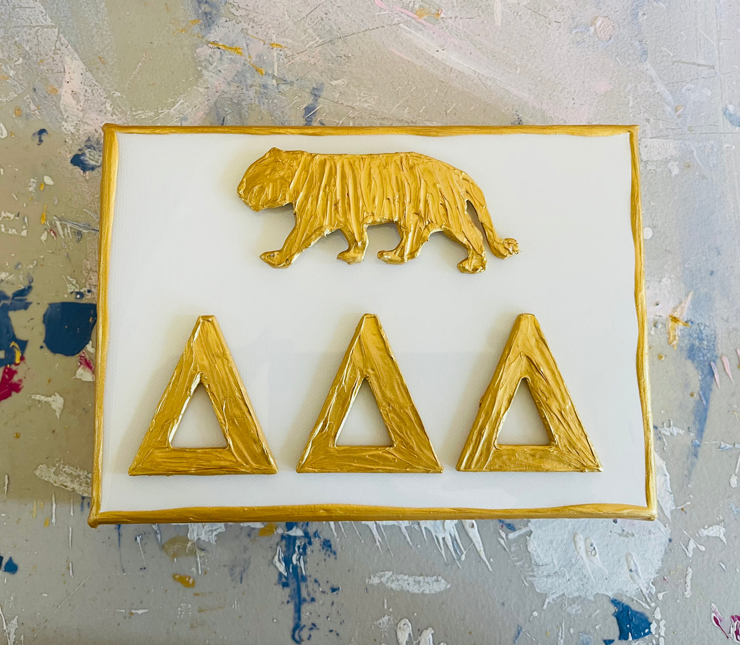 Delta Delta Delta with Tiger