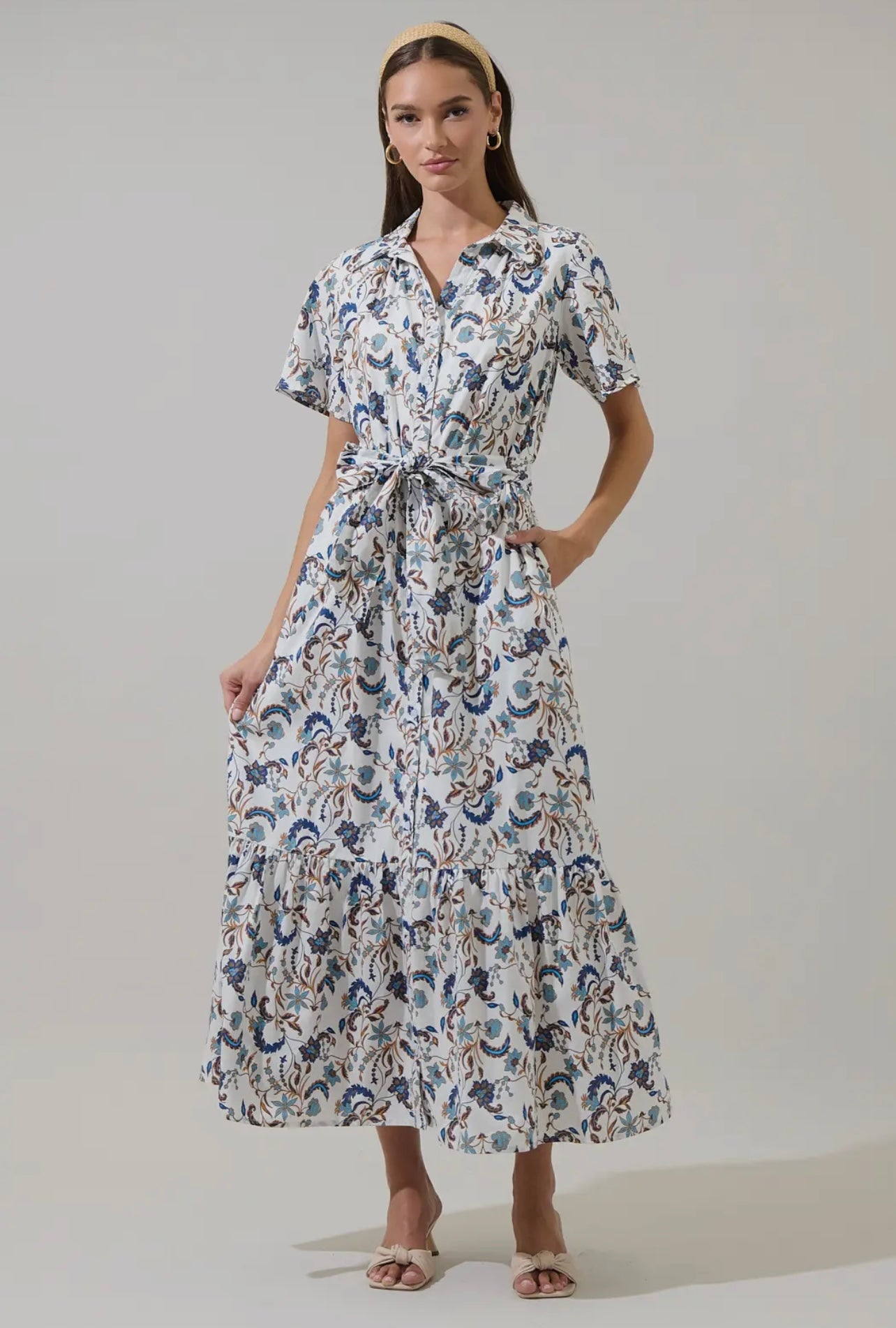 Ralston Floral Valery Button Down
Maxi Dress