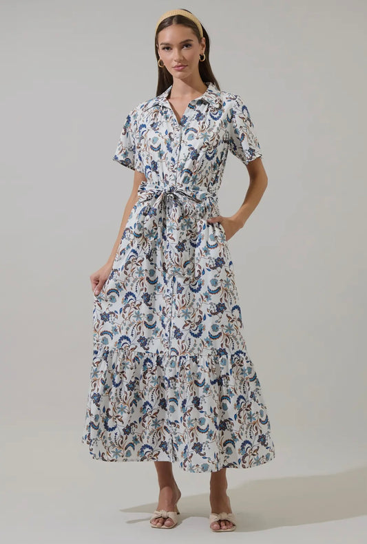 Ralston Floral Valery Button Down
Maxi Dress