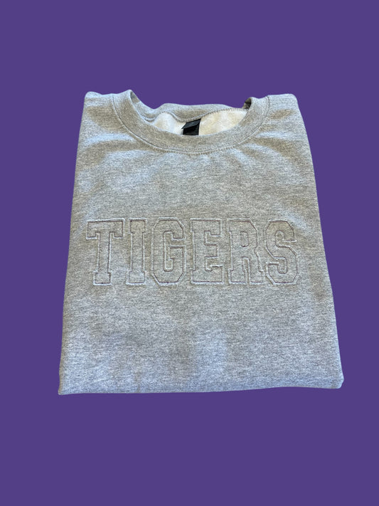 TIGERS Embroidered Sweatshirt