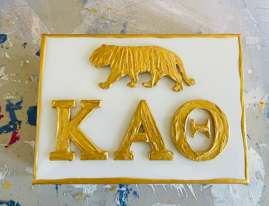 Kappa Alpha Theta with Tiger