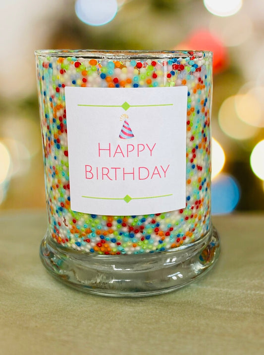 Happy Birthday - Bella Luxury Candles / Crème Brulee Fragrance