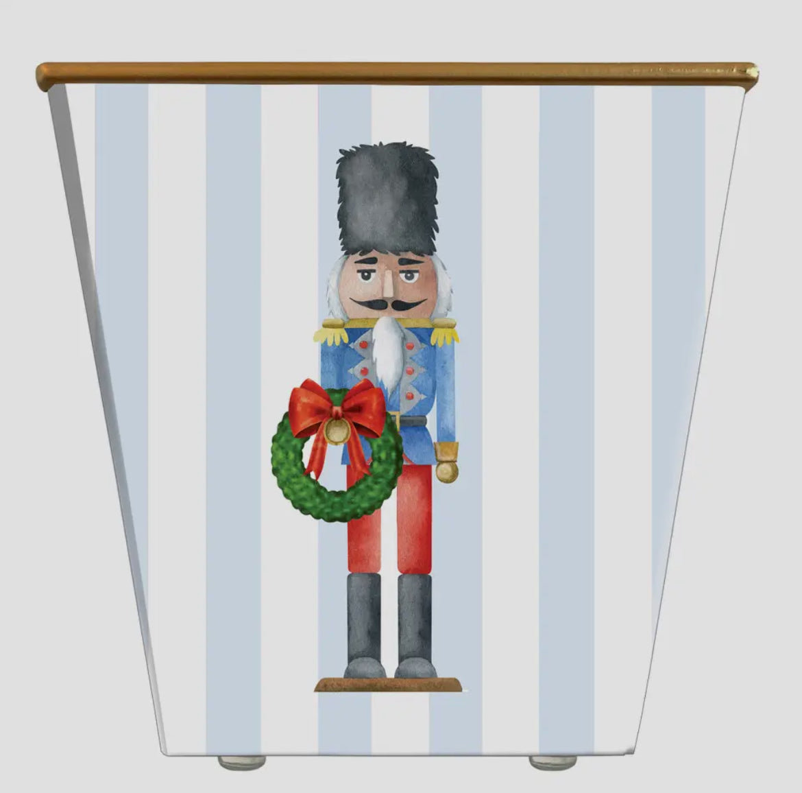 Farmhouse Christmas - Bella Luxury Candles / Nutcracker Stripe Container