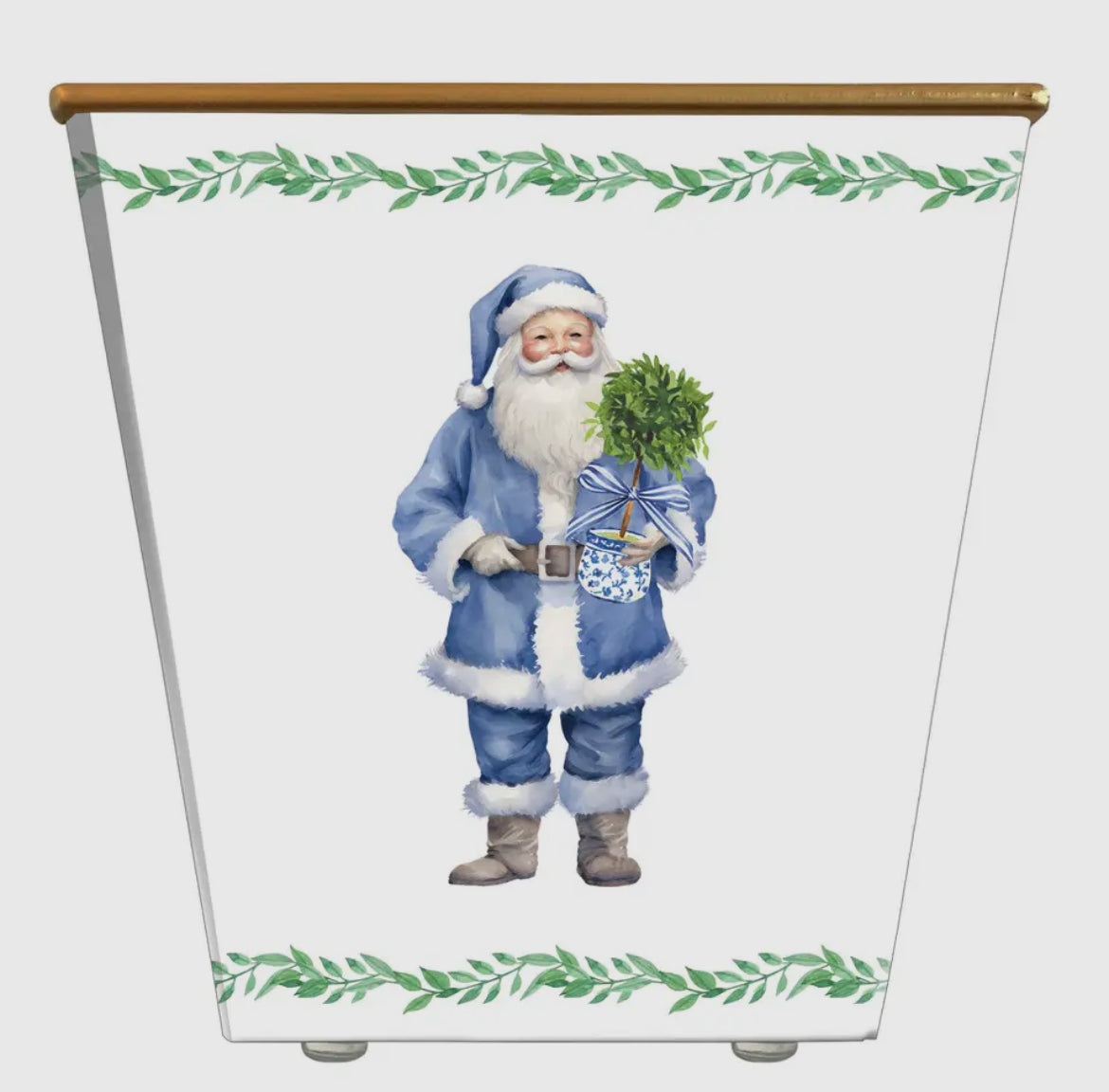 Farmhouse Christmas - Blue Santa Clause - Bella Luxury Candles