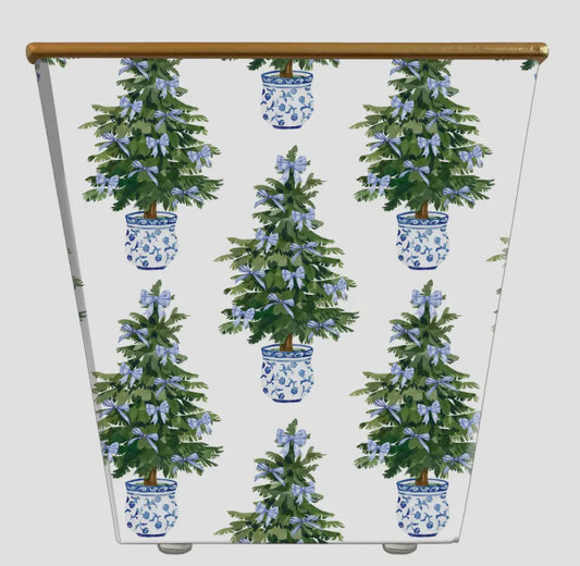 Blue Bow Christmas Trees - Farmhouse Christmas - Bella Luxury Candles