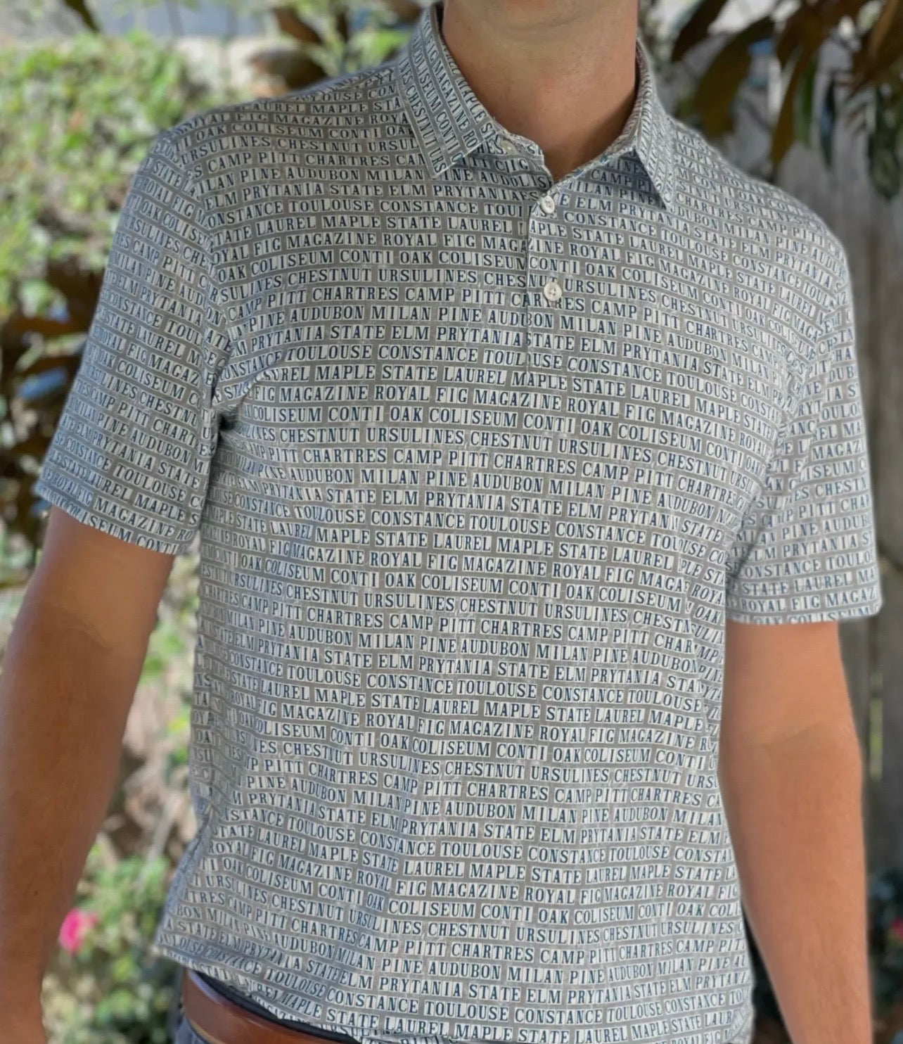 Men's Street Tile Performance Polo