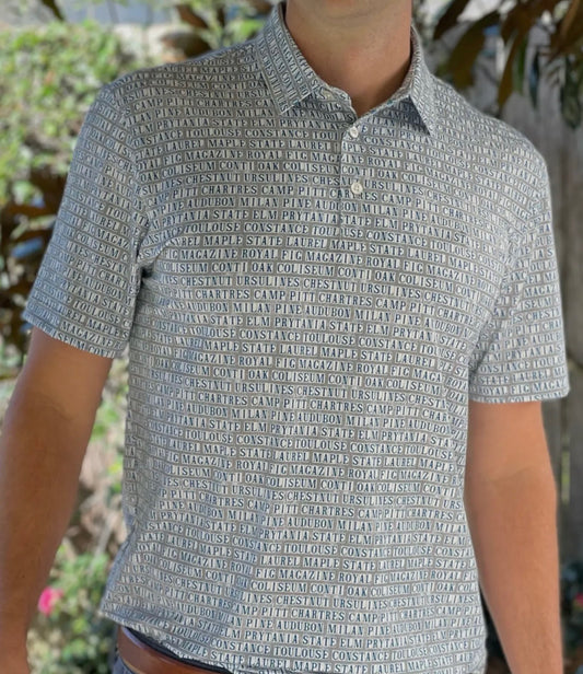 Men's Street Tile Performance Polo