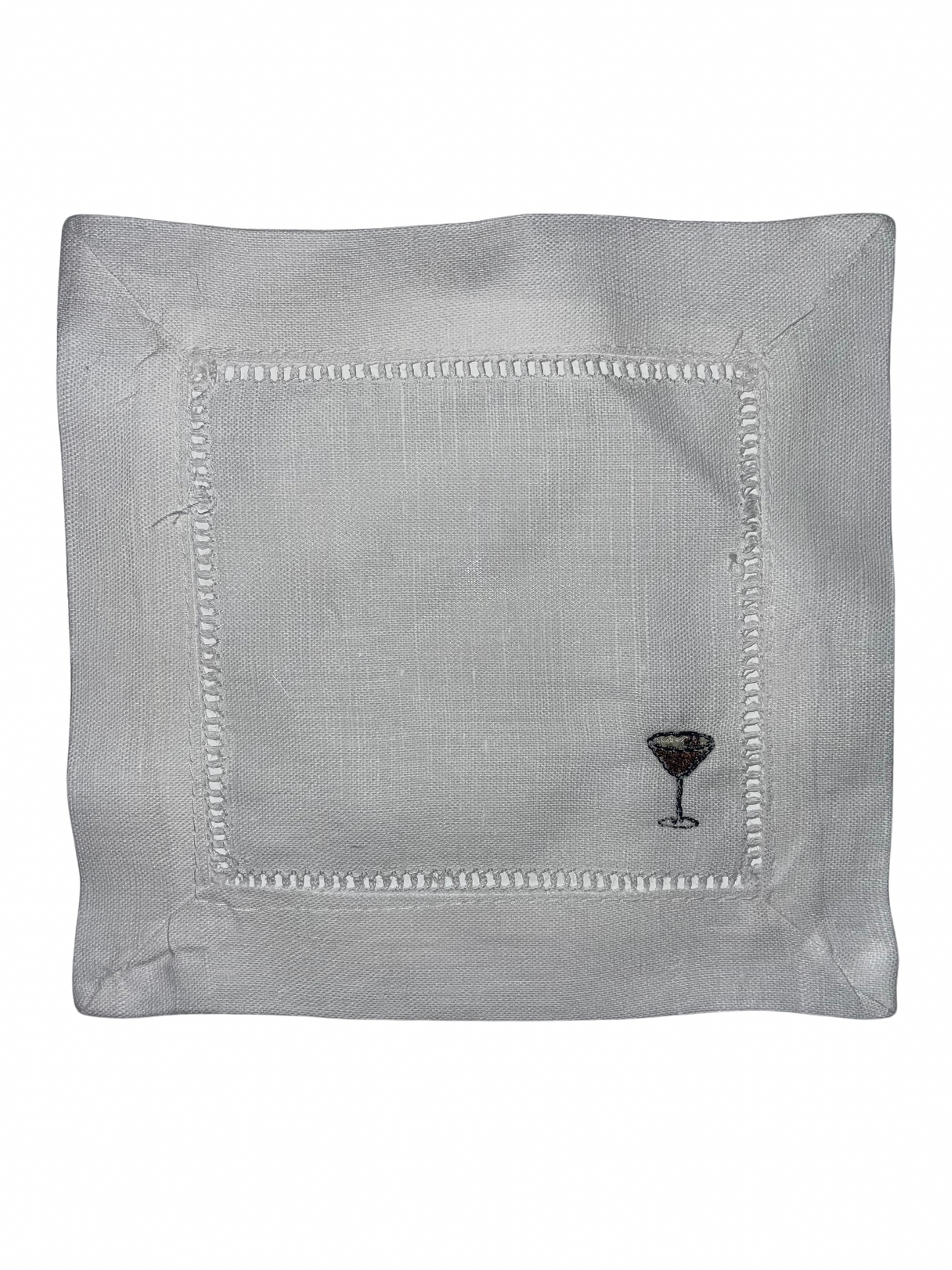 Linen Cocktail Napkins - Martini