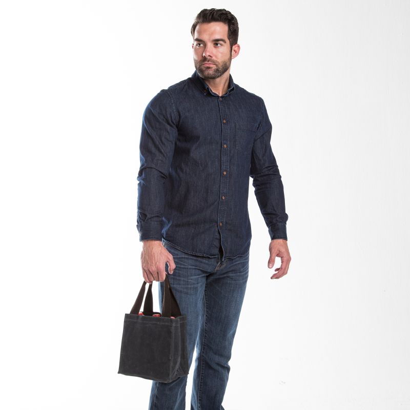 Waxed Canvas Beer Carrier