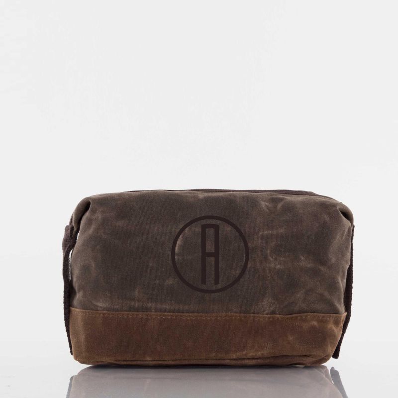 Waxed Canvas Dopp Kit