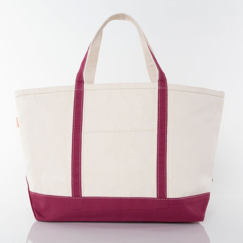 Large Embroidered Tote Bag