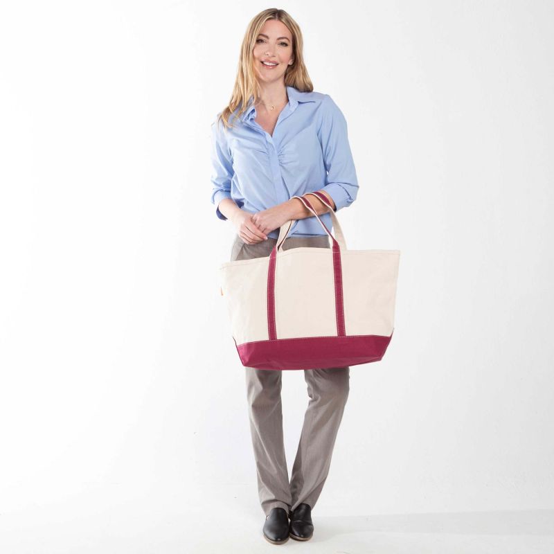 Large Embroidered Tote Bag