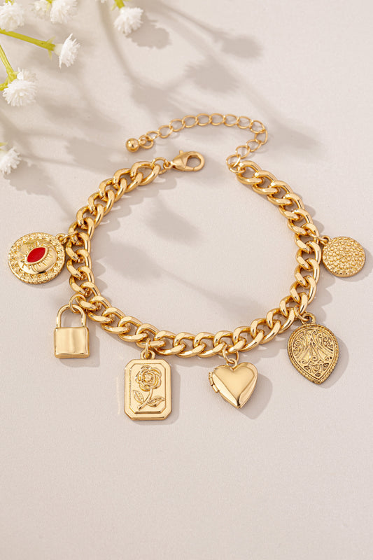 Rose Charm Bracelet