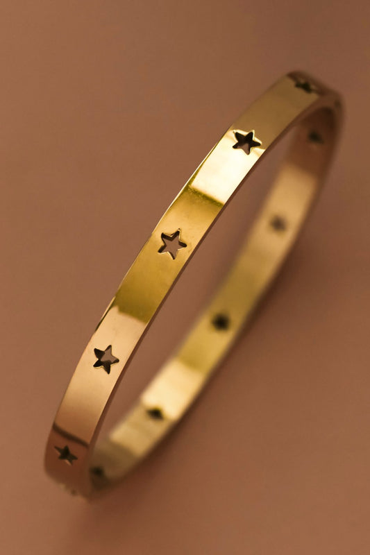 Star Hinged Bracelet