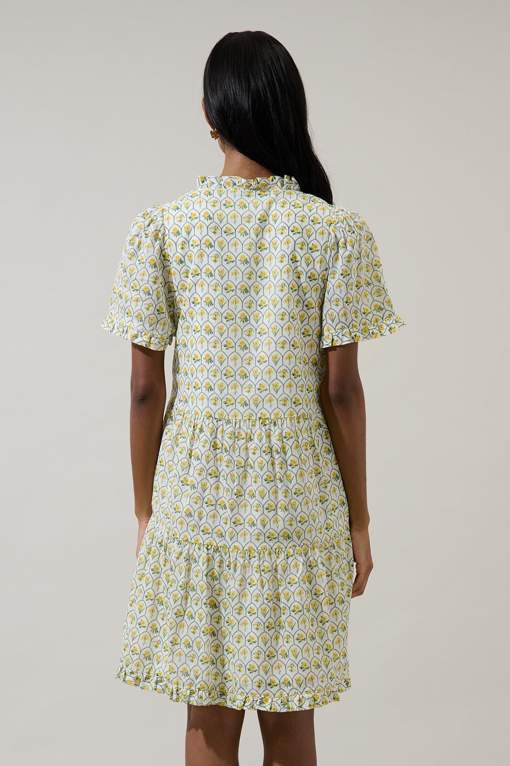 Trinny Floral Kara Shift Mini Dress