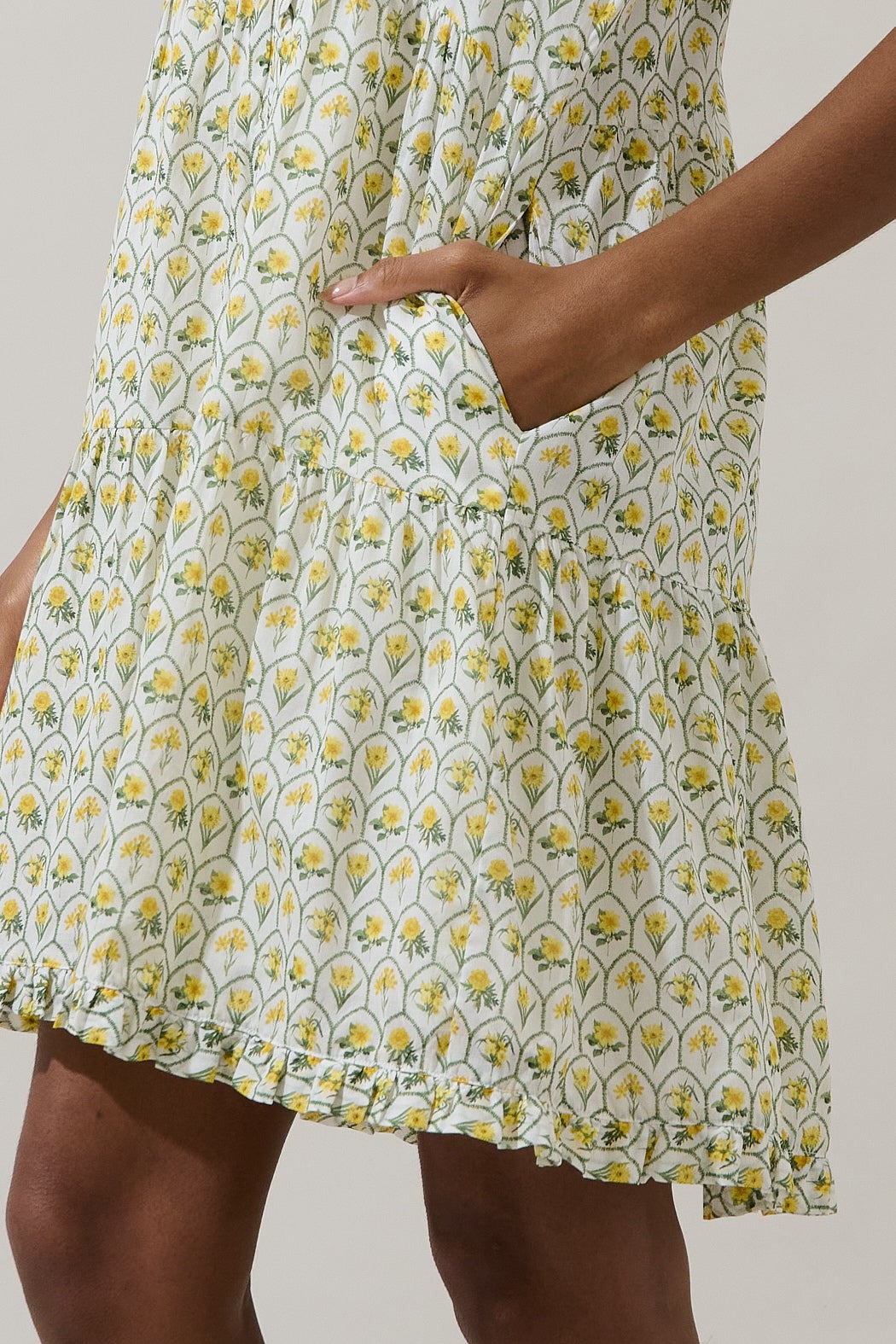 Trinny Floral Kara Shift Mini Dress