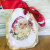 Santa Oyster Ornament