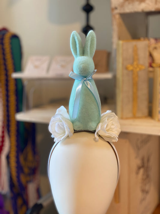 Light Blue Bunny Headband