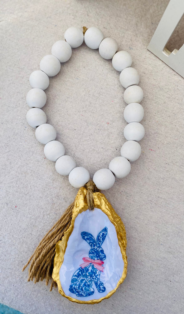 Blue Bunny Welcoming / Blessing Beads