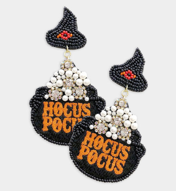 Beaded Hocus Pocus Earrings