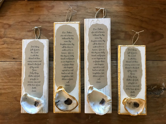 Oyster Prayer Plaques