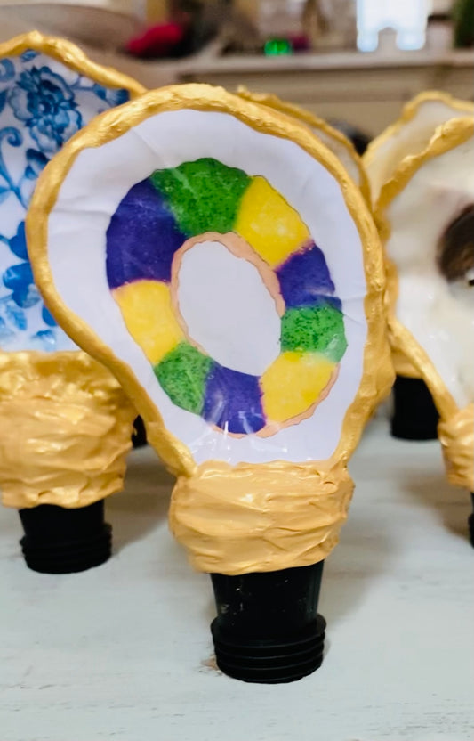 King Cake Wine Stopper