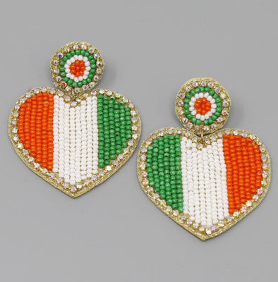 Irish Heart Earrings