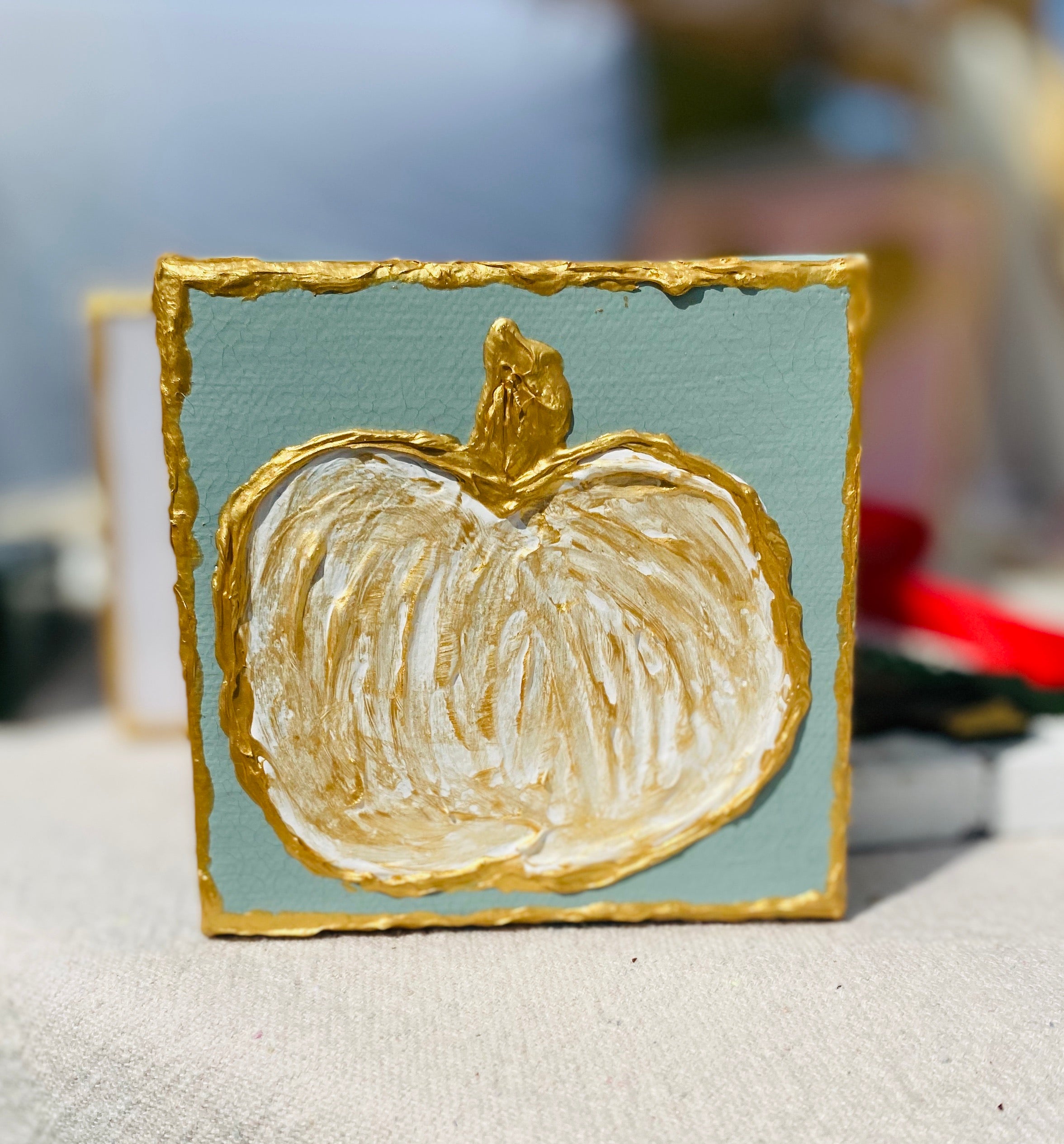 Fall Pumpkin on. 4x4 Canvas – Bella Gifts to Geaux