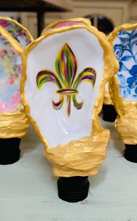 Fleur de Lis Wine Stoppers