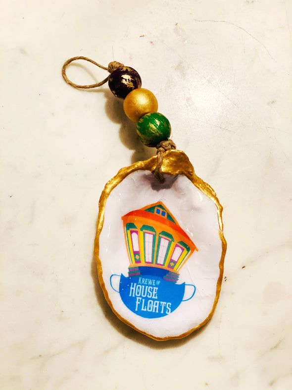 2021 Krewe of House Float Oyster Ornament